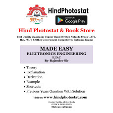 Electronics & Comm Handwritten Notes( Made Easy)  : Electronic & Divice circuit   By-Rajendr Sir 