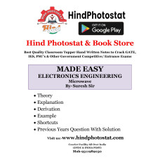 MICROWAVE ENGINEERING HANDWRITTEN NOTES BY-V.S.R SURESH SIR MADE EASY : FOR PSUs