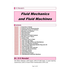 Fluid Mechanics & Machines Printed Material By-SK mondal