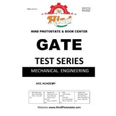 GATE TEST SERIES 2019 ; MECHANICAL  ENGINEERING   ( ACE ACDEMY  )
