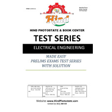 IES PRELIMS TEST SERIES 0FFLINE WITH SOLUTION ELECTRICAL ENGINEERING 2019 Tech ( MADE EASY )