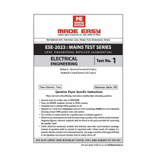IES 2023 MAINS TEST SERIES WITH SOLUTION : ELECTRICAL ENGINEERING ( MADE EASY )