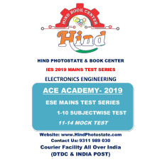 IES MAINS TEST SERIES WITH SOLUTION 2019: ELECTRONICS ENGINEERING ( ACE ACADEMY )