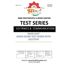 IES 2020 MAINS TEST SERIES WITH SOLUTION : ELECTRONICS ENGINEERING ( MADE EASY )
