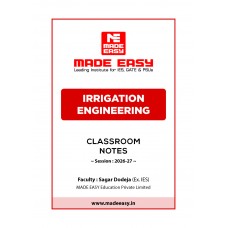 Irrigation Engineering Civil Engineering Handwritten Notes BY-Sagar Dodeja Sir Made Easy