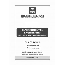 Environmental Engineering Civil Engineering Handwritten Notes BY Sagar Dodeja Sir Made Easy 