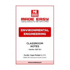Environmental Engineering Civil Engineering Handwritten Notes BY Sagar Dodeja Sir Made Easy 