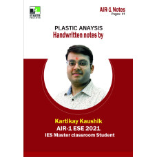 Plastic Analysis Notes Writtenby Kartikay Kaushik-IES MASTER