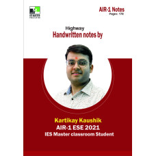 Highway Engineering Notes Writtenby Kartikay Kaushik-IES MASTER