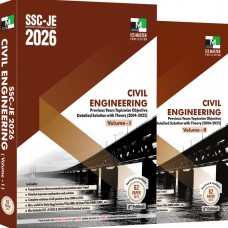 SSC-JE 2026 Civil Engineering Previous Years Topic wise Objective Detailed Solution with Theory - Volume-I&II IES MASTER 