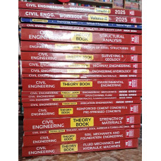 Civil Engineering Classroom Study Package Original Books - 2025: for ESE, GATE & PSUs (Theory &Workbok Set of Books-20 Made Easy) 