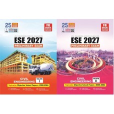 ESE 2027: Preliminary Exam: Civil Engineering Objective Solved Paper Vol-1& 2 MADE EASY