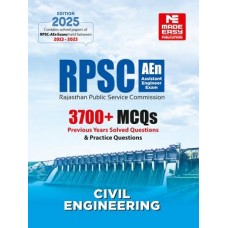 RPSC AEn 3700 MCQs Practice Book for Civil Engineering Made Easy
