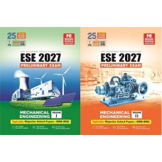 ESE 2027: Preliminary Exam: Mechanical Engineering Objective Solved Paper Vol-1,2  MADE EASY