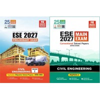 ESE 2027 Mains Examination Civil Engineering Conventional Paper-1And 2 MADE EASY