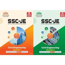 SSC-JE: Civil Engineering 2026- Previous Year Objective Solved Paper-1 Volume-1,2 MADE EASY