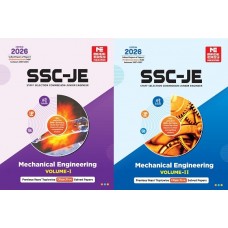 SSC-JE: Mechanical Engineering 2026- Previous Year Objective Solved Paper-1 Volume-1,2  MADE EASY