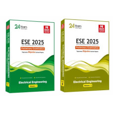 ESE 2025: Preliminary Exam: Electrical Engineering Objective Solved Paper Vol-1& 2 MADE EASY