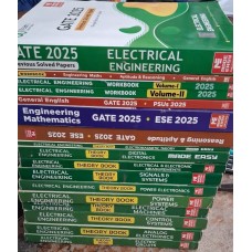 Electrical Engineering Classroom Study Package Original Books 2025 for  GATE Book set of 17 Made Easy