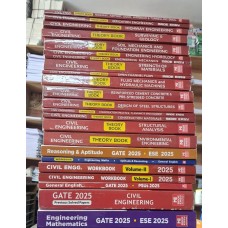 Civil Engineering Classroom Study Package Original Books 2025 for GATE Set of 23 Books Made Easy