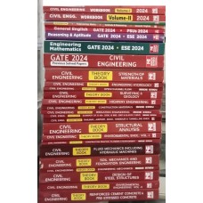 Civil Engineering Classroom Study Package Original Books 2024 for GATE Set of 24 Books Made Easy