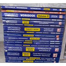 Mechanical Engineering Classroom Study Package Original Books Theory & Work Book - 2024 :for ESE /GATE  Set of Books-19 Made Easy